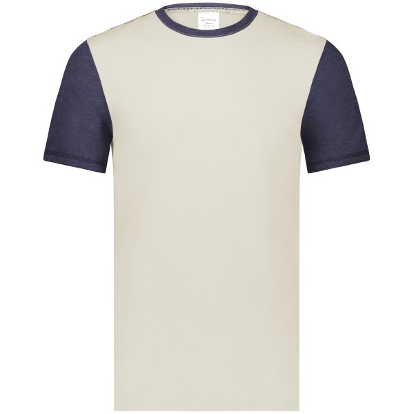6877 Augusta Sportswear BIRCH/NAVY HEATHER