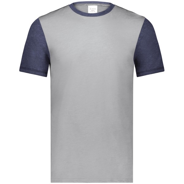 6877 Augusta Sportswear GREY HEATHER/NAVY HEATHER