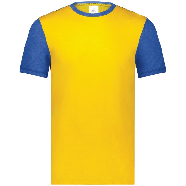 6877 Augusta Sportswear GOLD HEATHER/ROYAL HEATHER