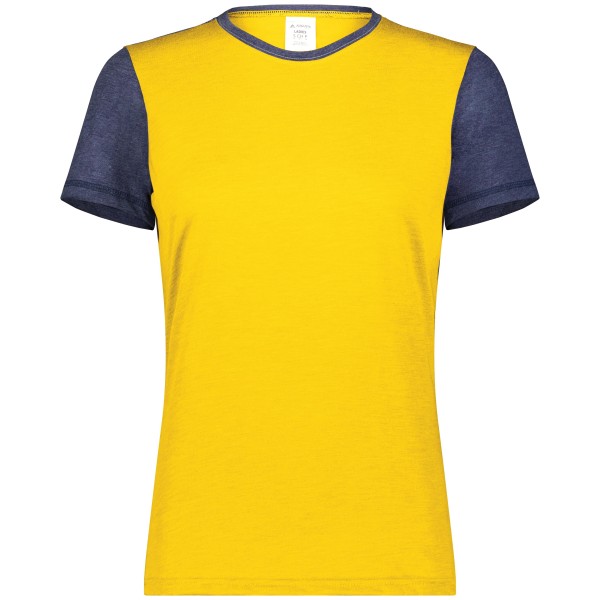 6878 Augusta Sportswear GOLD HEATHER/NAVY HEATHER