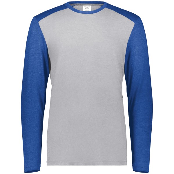 6882 Augusta Sportswear GREY HEATHER/ROYAL HEATHER