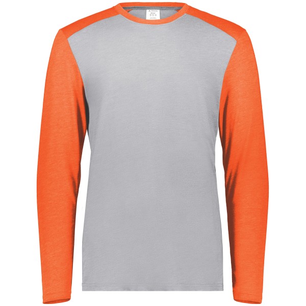 6882 Augusta Sportswear GREY HEATHER/ORANGE HEATHER