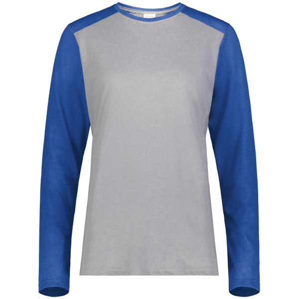6883 Augusta Sportswear GREY HEATHER/ROYAL HEATHER