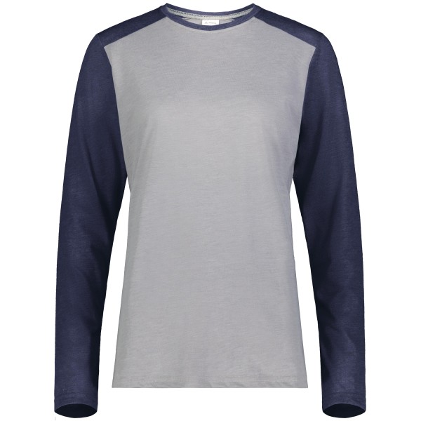 6883 Augusta Sportswear GREY HEATHER/NAVY HEATHER