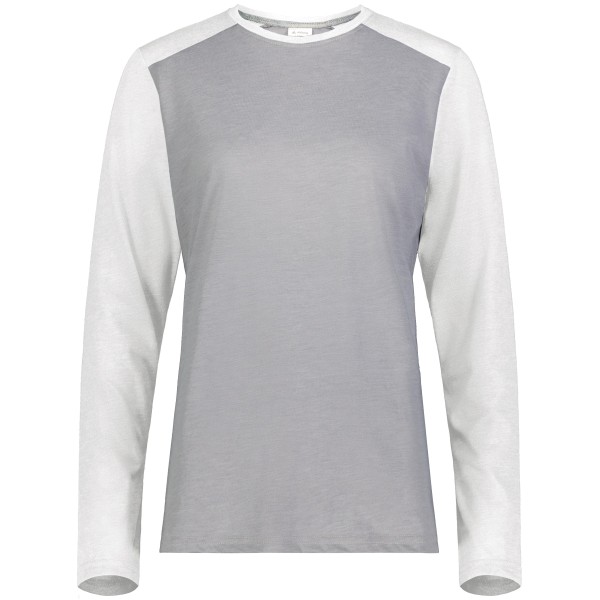 6883 Augusta Sportswear GREY HEATHER/WHITE
