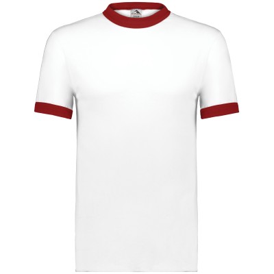 Augusta Sportswear 710 WHITE/RED