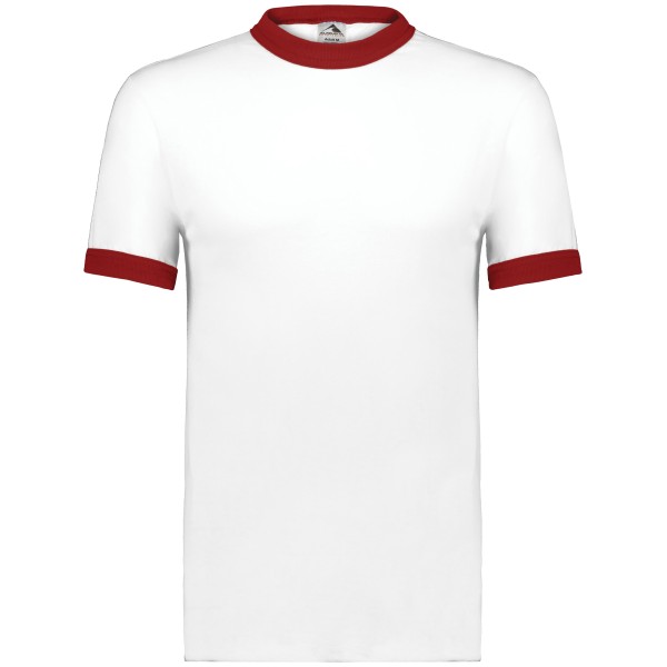 710 Augusta Sportswear WHITE/RED