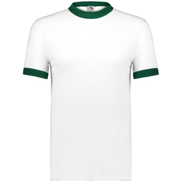 710 Augusta Sportswear White/Dark Green