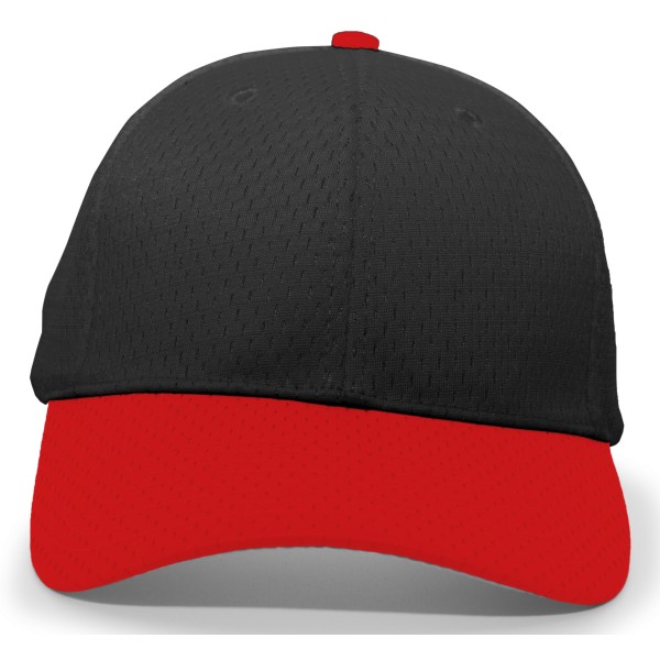 805M Pacific Headwear BLACK/RED