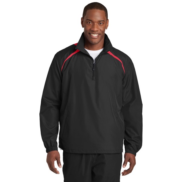 JST75 Sport-Tek Black/ True Red