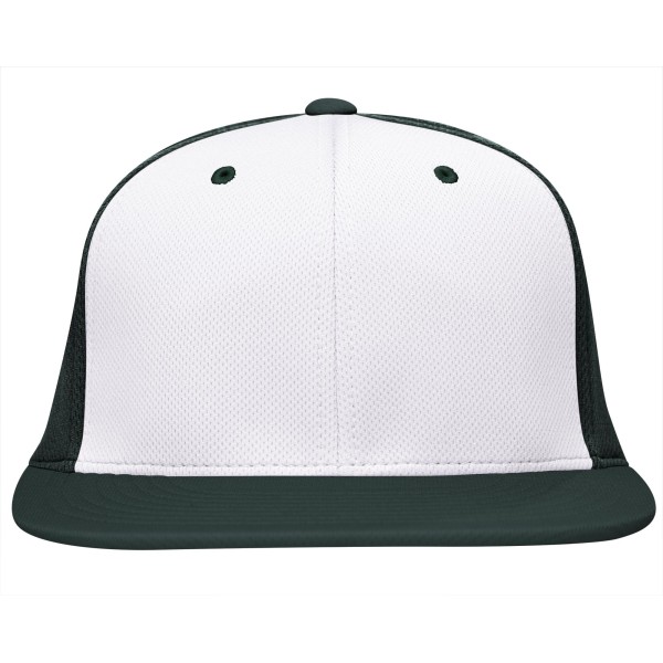 ES342 Pacific Headwear WHITE/DARK GREEN/DARK GREEN