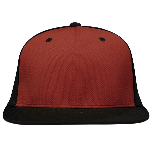 ES342 Pacific Headwear RED/BLACK/BLACK
