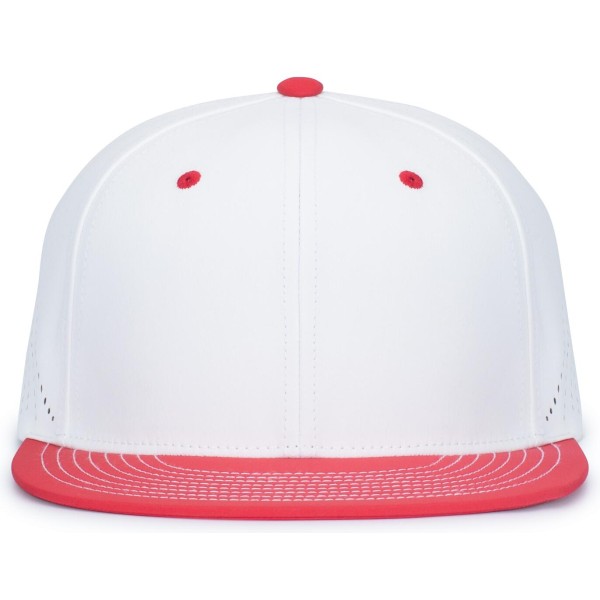 ES471 Pacific Headwear WHITE/RED