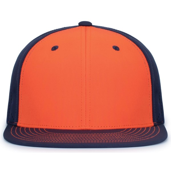 ES471 Pacific Headwear ORANGE/NAVY/NAVY