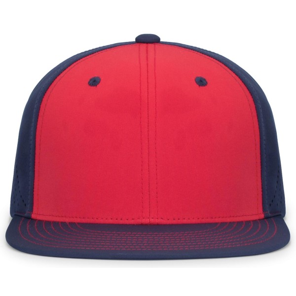 ES471 Pacific Headwear RED/NAVY/NAVY