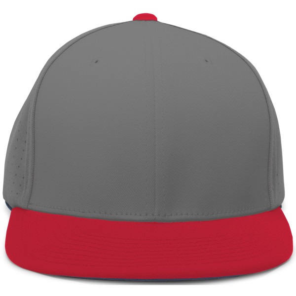 ES474 Pacific Headwear GRAPHITE/RED