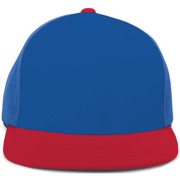 ES474 Pacific Headwear ROYAL/RED