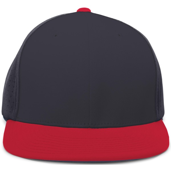 ES474 Pacific Headwear Navy/Red