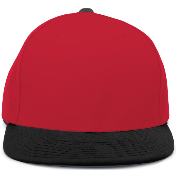 ES474 Pacific Headwear RED/BLACK
