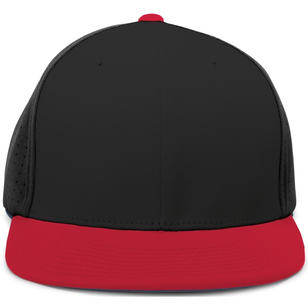ES474 Pacific Headwear BLACK/RED