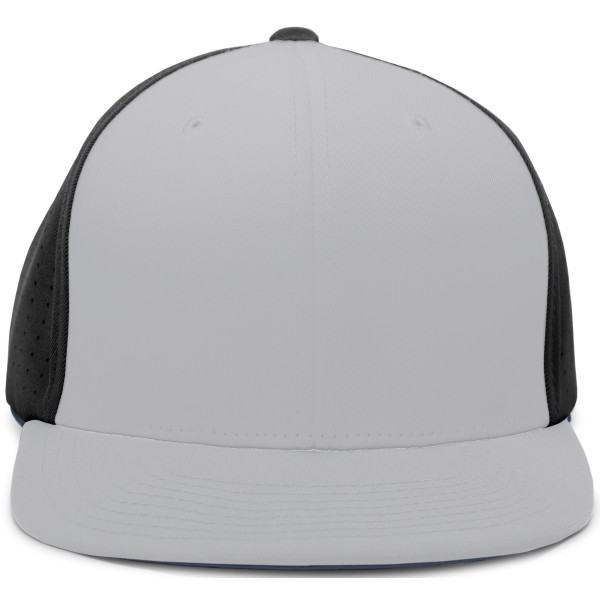 ES474 Pacific Headwear SILVER/BLACK/SILVER
