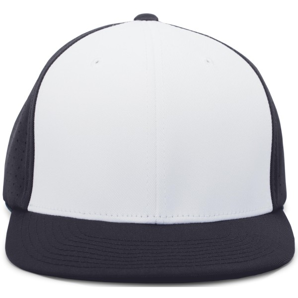 ES474 Pacific Headwear WHITE/NAVY/NAVY