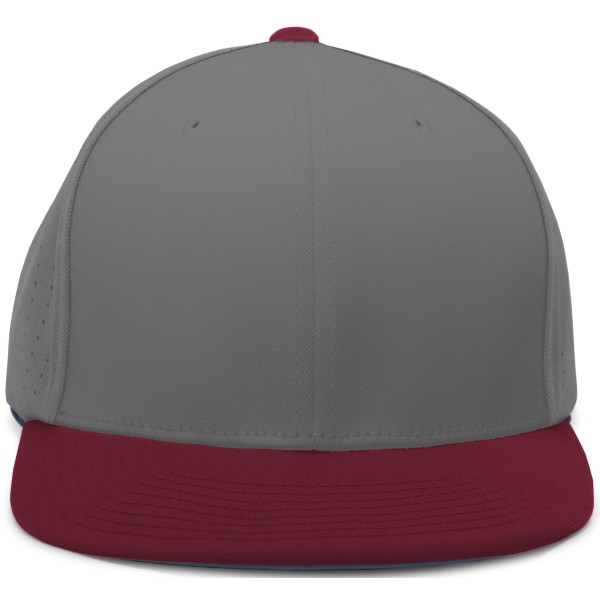 ES474 Pacific Headwear GRAPHITE/MAROON