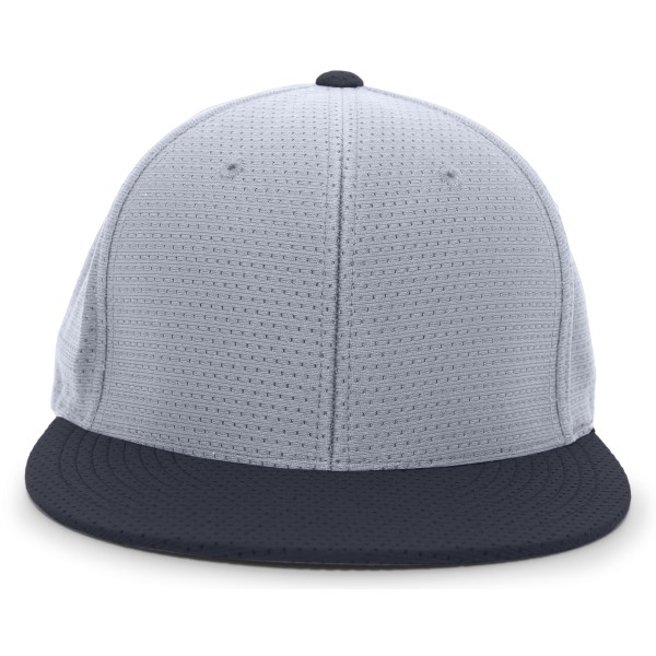 ES818 Pacific Headwear SILVER/NAVY