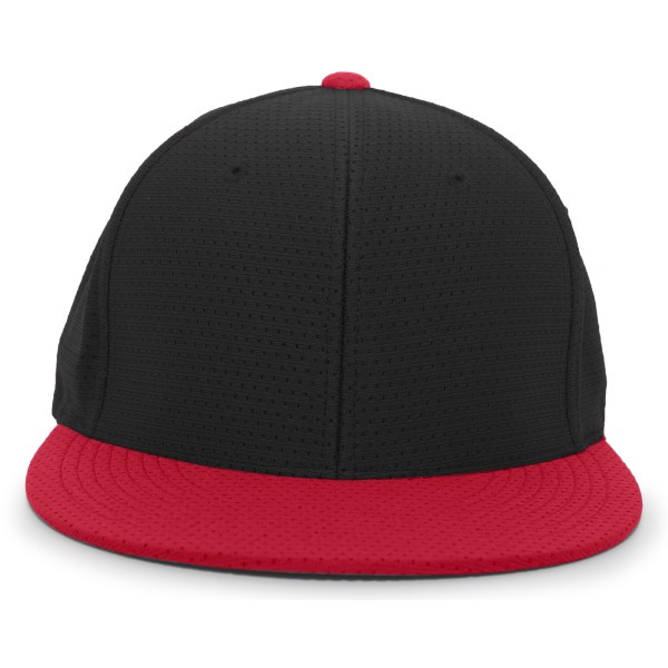 ES818 Pacific Headwear BLACK/RED