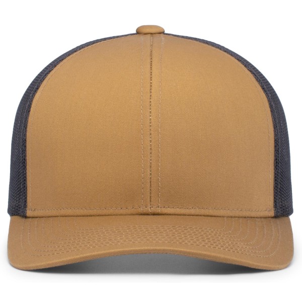 P113 Pacific Headwear BUCK/LT CHARCOAL/BUCK