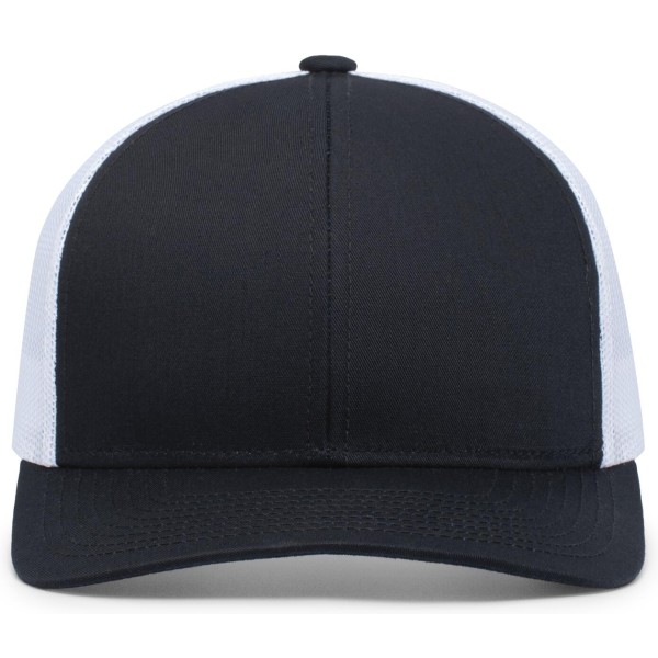 P113 Pacific Headwear BLACK/WHITE/BLACK