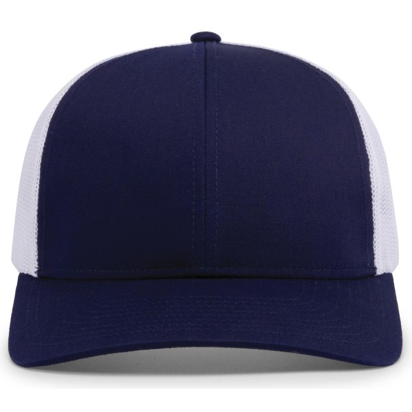 P114 Pacific Headwear TRUE NAVY/WHITE/TRUE NAVY