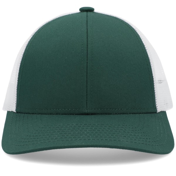 P114 Pacific Headwear DARK GREEN/WHITE/DARK GREEN