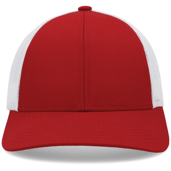 P114 Pacific Headwear RED/WHITE/RED