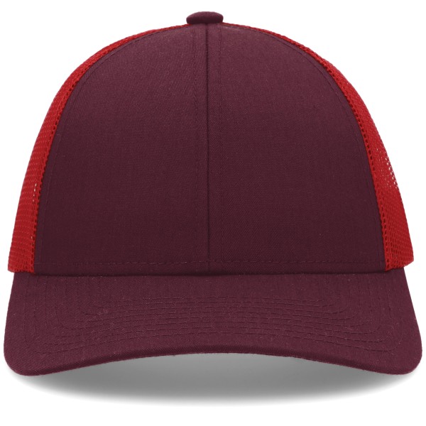 P114 Pacific Headwear MAROON/RED/MAROON