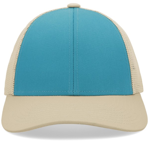 P114 Pacific Headwear BEIGE/TEAL/BEIGE