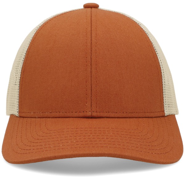 P114 Pacific Headwear RUST/BEIGE/RUST
