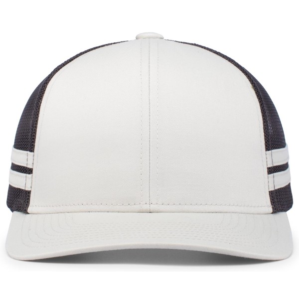 P115 Pacific Headwear BIRCH/LIGHT CHARCOAL/BIRCH