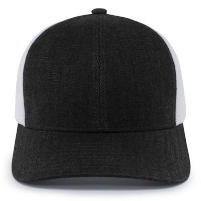 Pacific Headwear P124 LT CHARCOAL/WHITE/LT CHARCOAL