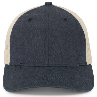 Pacific Headwear P130 NAVY/BEIGE/NAVY