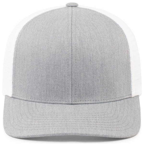 P151 Pacific Headwear HEATHER GREY/WHITE/HEATHER GRE