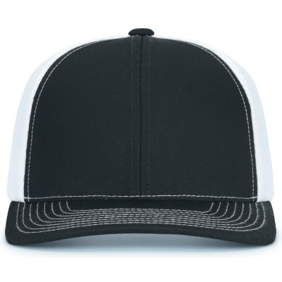 Pacific Headwear P151S BLACK/WHITE/BLACK