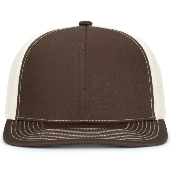 P151S Pacific Headwear GREY BROWN/BEIGE/GREY BROWN
