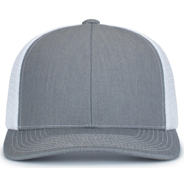 P151S Pacific Headwear HEATHER GREY/WHITE/HEATHER GRE