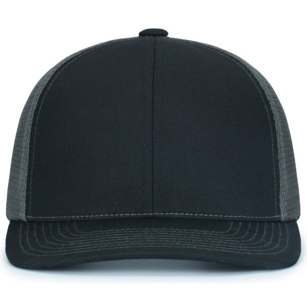 P151S Pacific Headwear BLACK/GRAPHITE/BLACK