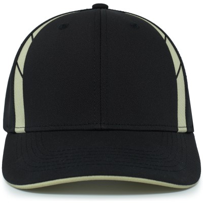 Pacific Headwear P303 BLACK/VEGAS GOLD