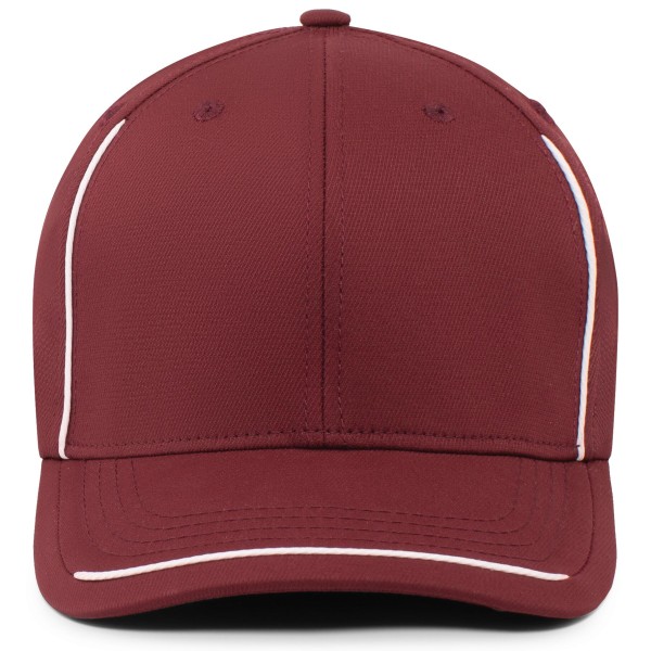 P304 Pacific Headwear MAROON/WHITE