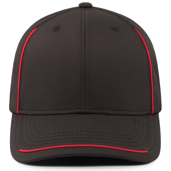 P304 Pacific Headwear BLACK/RED