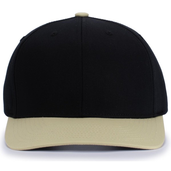 P322 Pacific Headwear BLACK/VEGAS GOLD