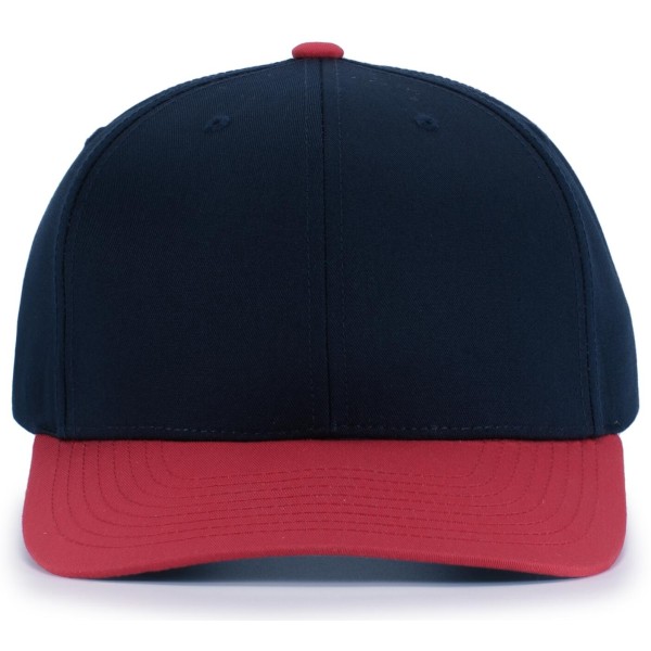 P322 Pacific Headwear Navy/Red